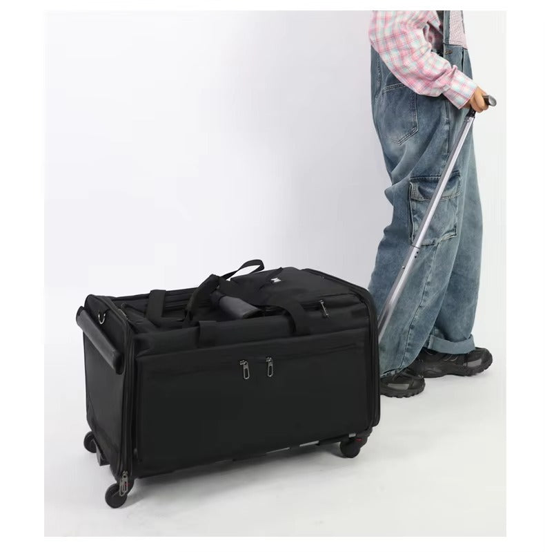 Large Oxford Wheeled Pet Carrier