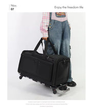 Large Oxford Wheeled Pet Carrier