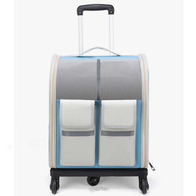 Wheeled Pet Carrier Backpack