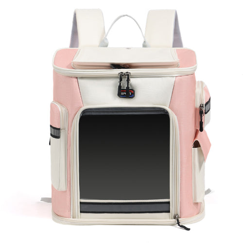 Cationic Pet Carrier Backpack with Trolley Configuration