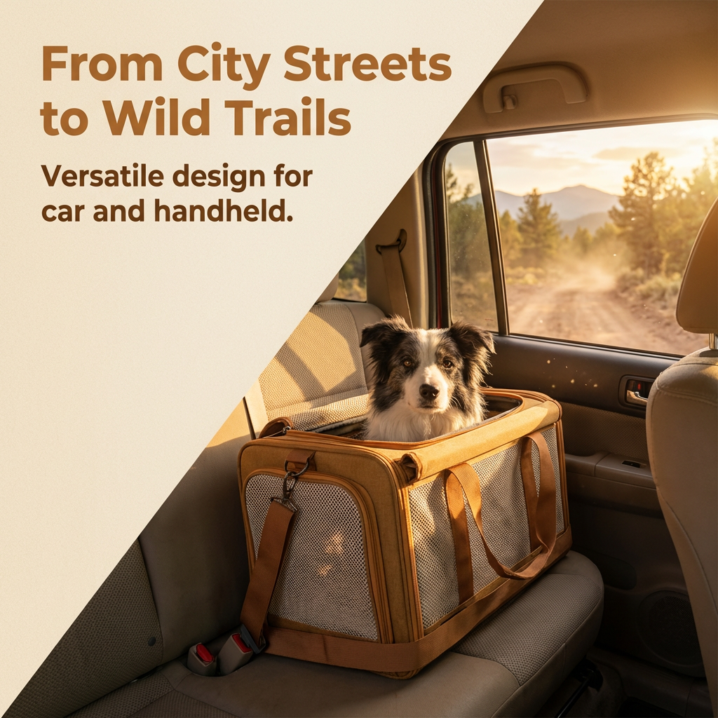 Large Oxford Pet Carrier Tote