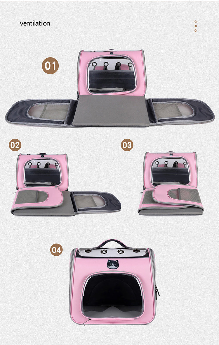 Pet Carrier Backpack with Front Access