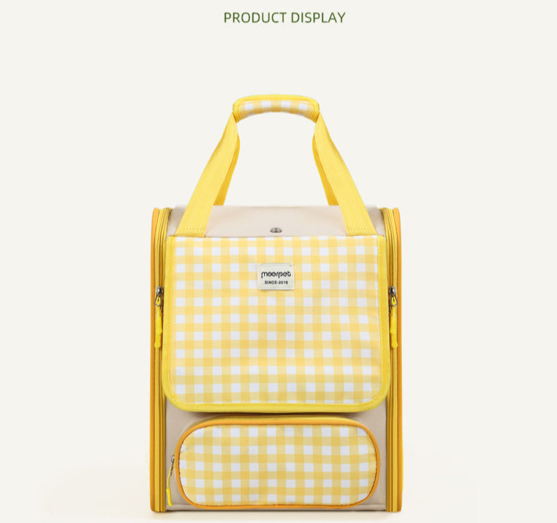 Convertible Pet Carrier Tote & Backpack for Small Pets