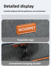 Polyester Wheeled Pet Carrier with Trolley