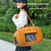 PU Pet Carrier Tote with 7 Color Options