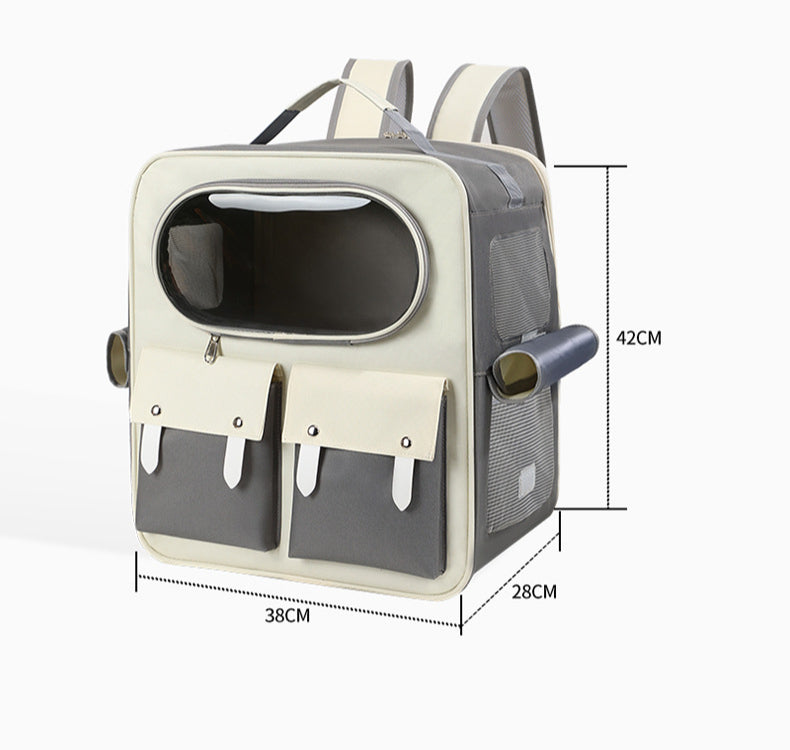 Convertible Pet Carrier Backpack with Standard & Wheeled Options