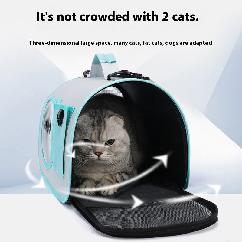 Ventilated Pet Carrier Tote with Front Window