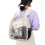 PU and PET Pet Carrier Backpack