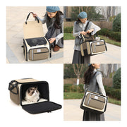 Nylon Pet Car Safety Seat with 2 Color Options