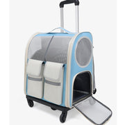 Wheeled Pet Carrier Backpack