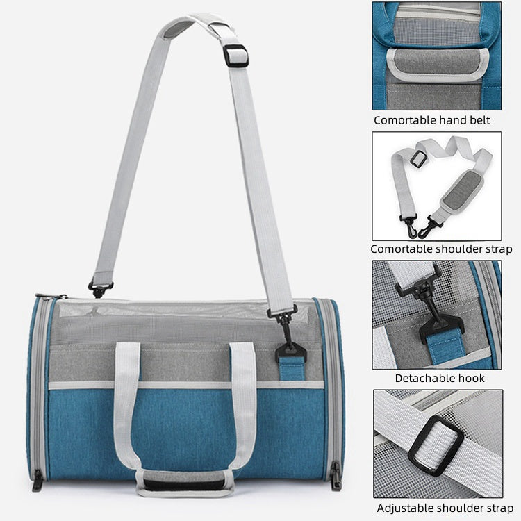 Mesh Pet Carrier Tote with Shoulder Strap
