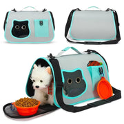 Ventilated Pet Carrier Tote with Front Window