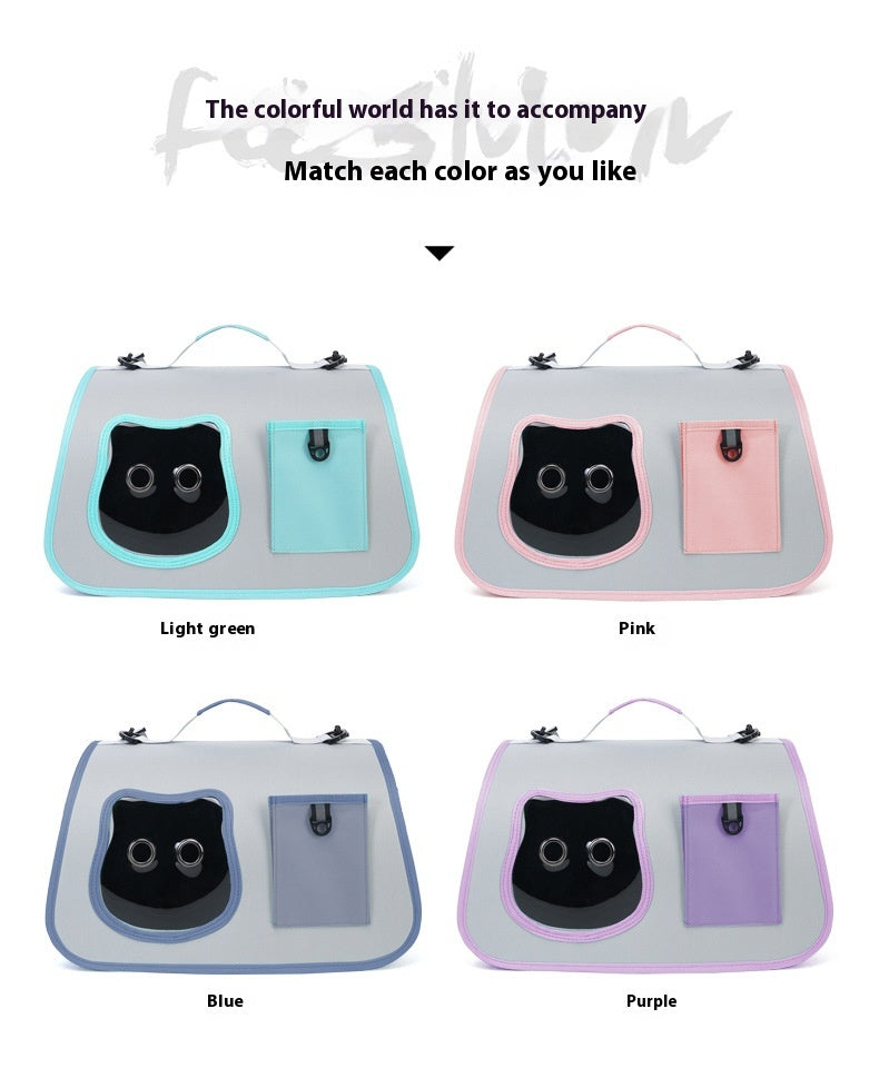 Ventilated Pet Carrier Tote with Front Window