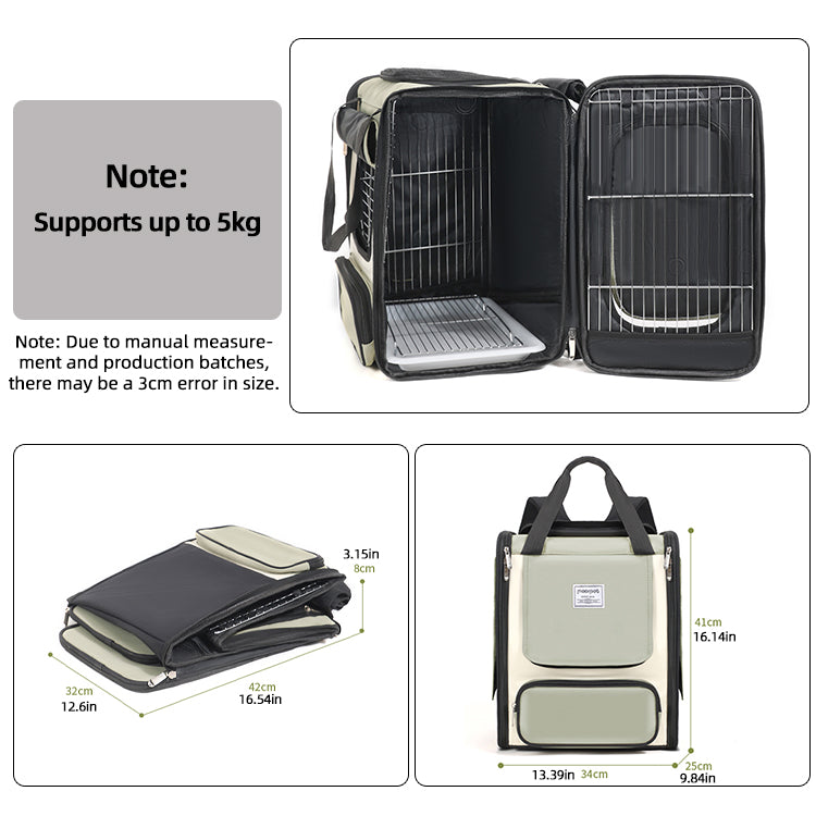 Nylon Small Pet Carrier Backpack
