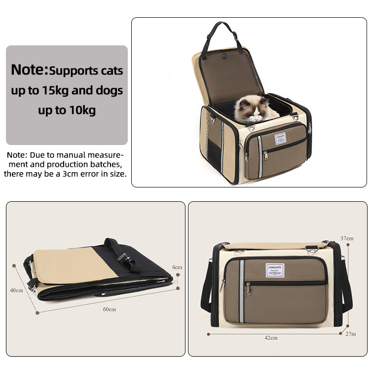 Nylon Pet Car Safety Seat with 2 Color Options