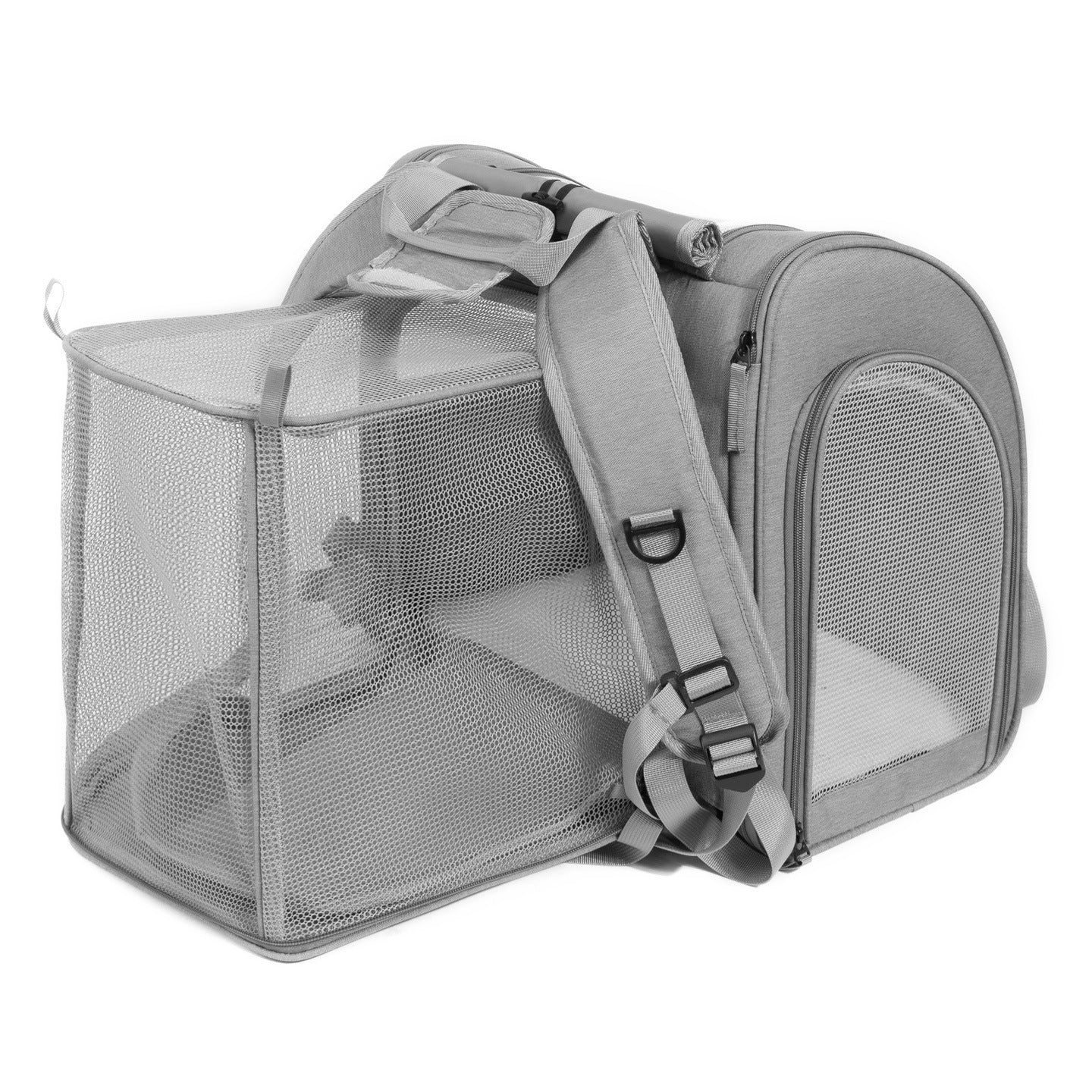Polyester Expandable Pet Carrier Backpack