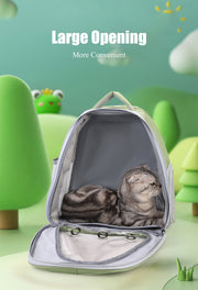 Pet Carrier Backpack with Front Viewing Window