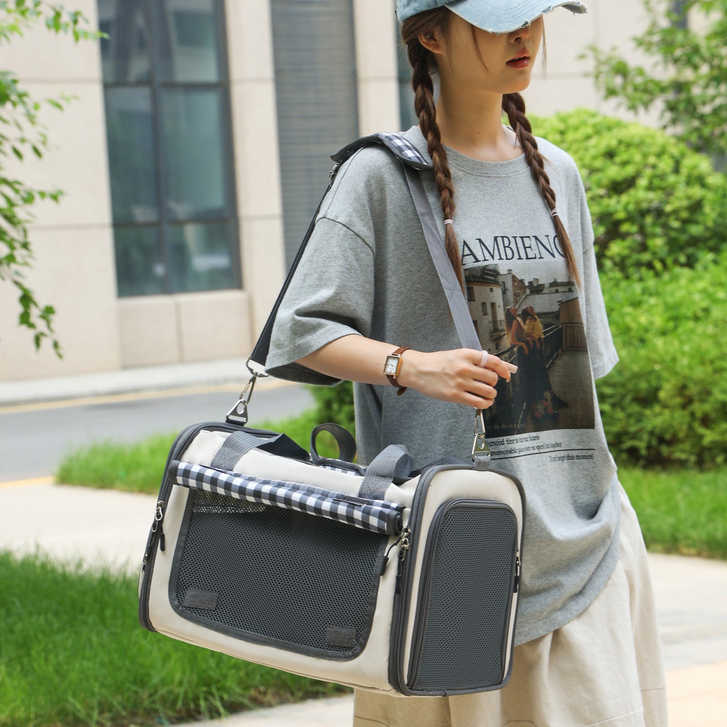 Convertible Pet Carrier Tote & Backpack for Small Pets