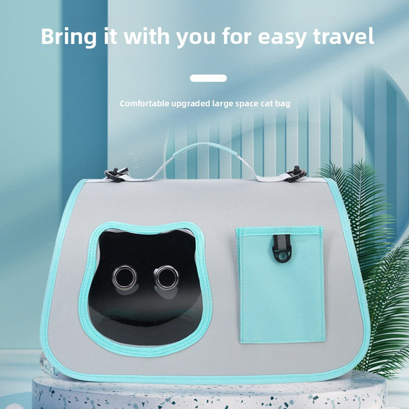 Ventilated Pet Carrier Tote with Front Window