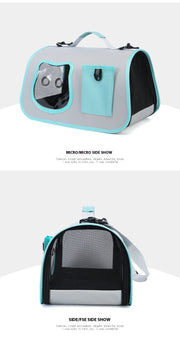 Ventilated Pet Carrier Tote with Front Window