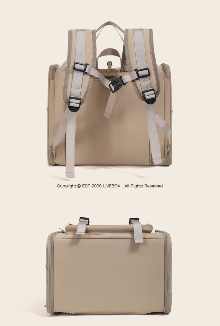Nylon Expandable Pet Carrier Backpack
