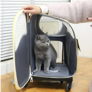 Wheeled Pet Carrier Backpack