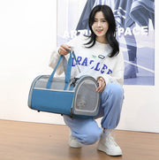 Mesh Pet Carrier Tote with Shoulder Strap