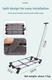 Large Oxford Wheeled Pet Carrier