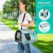 Ventilated Pet Carrier Tote with Front Window