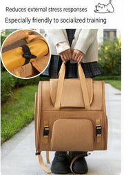Polyester Expandable Pet Carrier Backpack