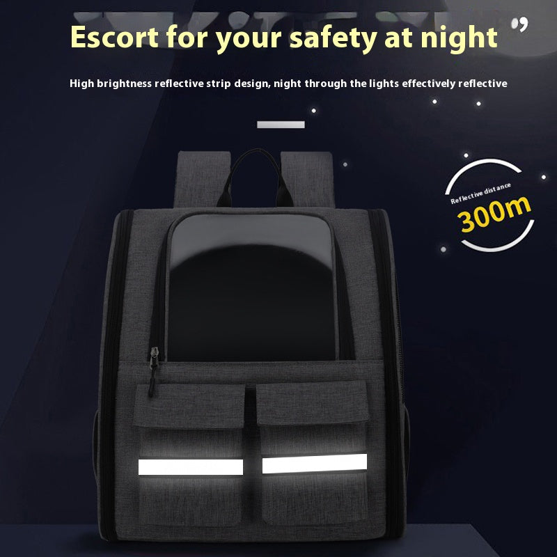 Pet Carrier Backpack with Trolley Version