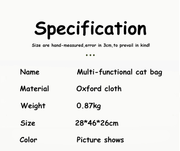 Soft-Sided Pet Carrier Tote