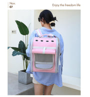 Pet Carrier Backpack with Side Window Covers