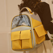 Pet Carrier Backpack with Dual Front Pockets