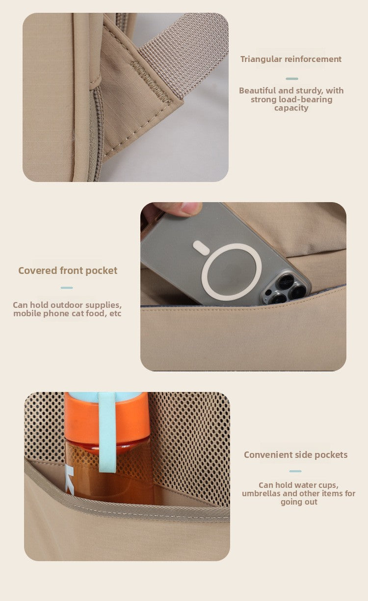 Nylon Expandable Pet Carrier Backpack