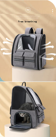 Pet Carrier Backpack with Trolley Version