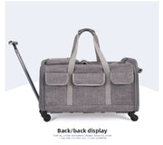 Large Oxford Wheeled Pet Carrier