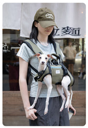 Spine-Friendly Horizontal Pet Carrier Backpack