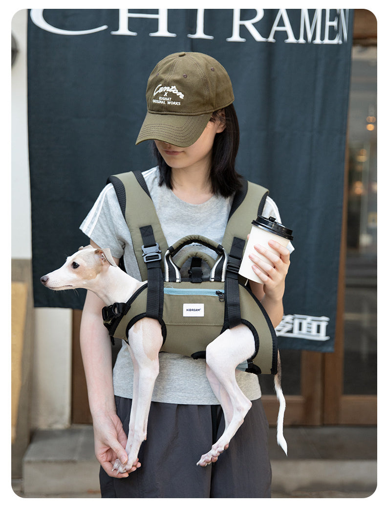 Spine-Friendly Horizontal Pet Carrier Backpack