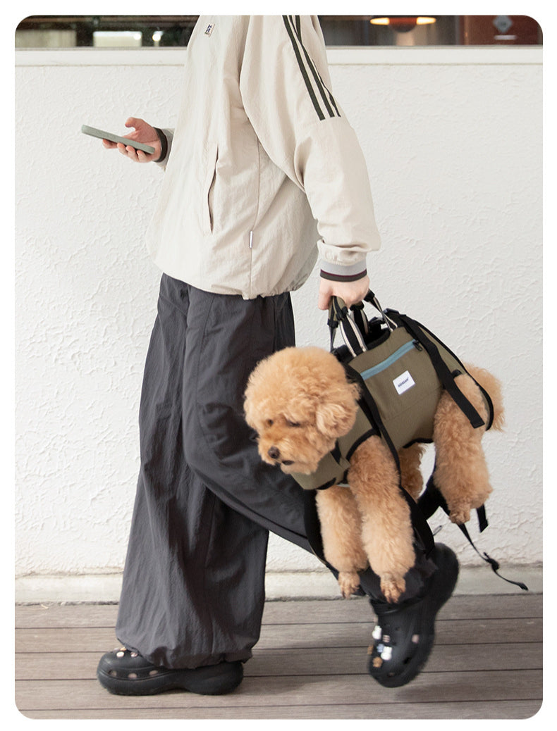 Spine-Friendly Horizontal Pet Carrier Backpack