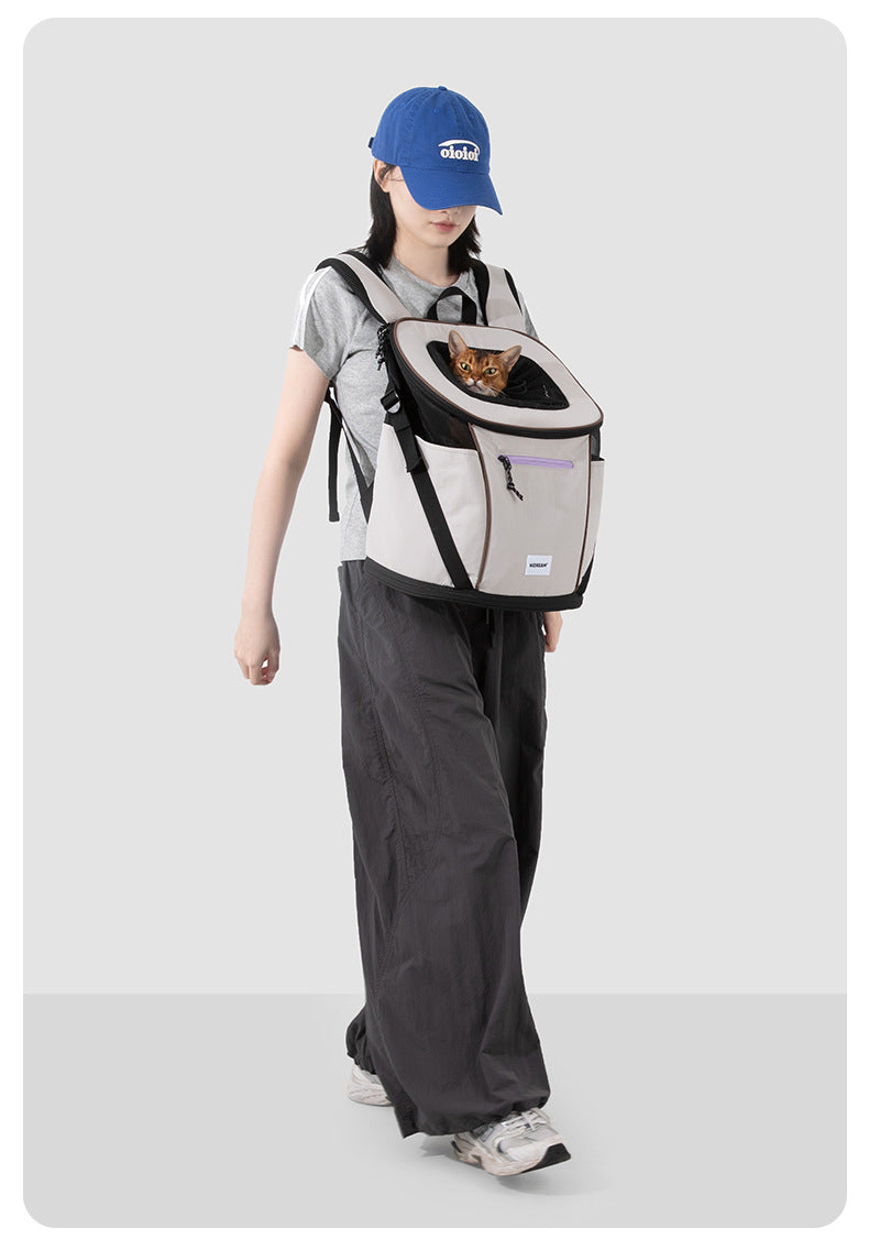 Lightweight Front-Carry Pet Carrier Backpack