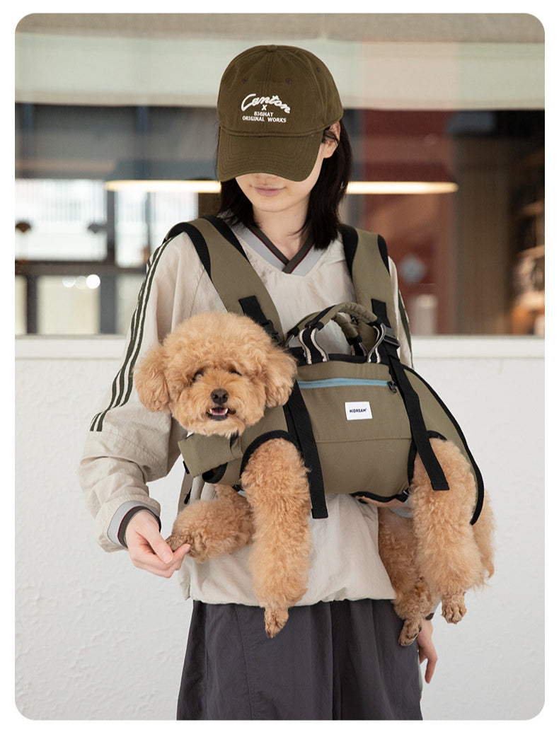 Spine-Friendly Horizontal Pet Carrier Backpack