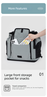 Mountain-Style Front-Carry Pet Backpack