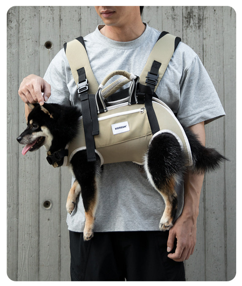 Spine-Friendly Horizontal Pet Carrier Backpack