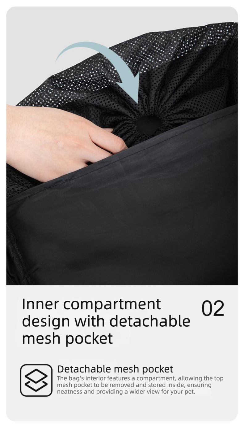 Mountain-Style Front-Carry Pet Backpack