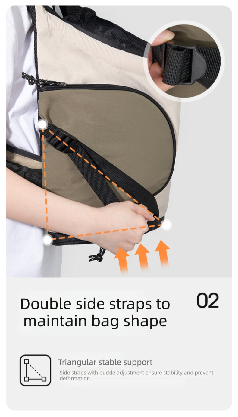 Hands-Free Front Carry Pet Backpack with Spine Support