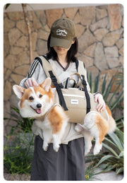 Spine-Friendly Horizontal Pet Carrier Backpack