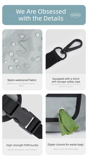 Mountain-Style Front-Carry Pet Backpack