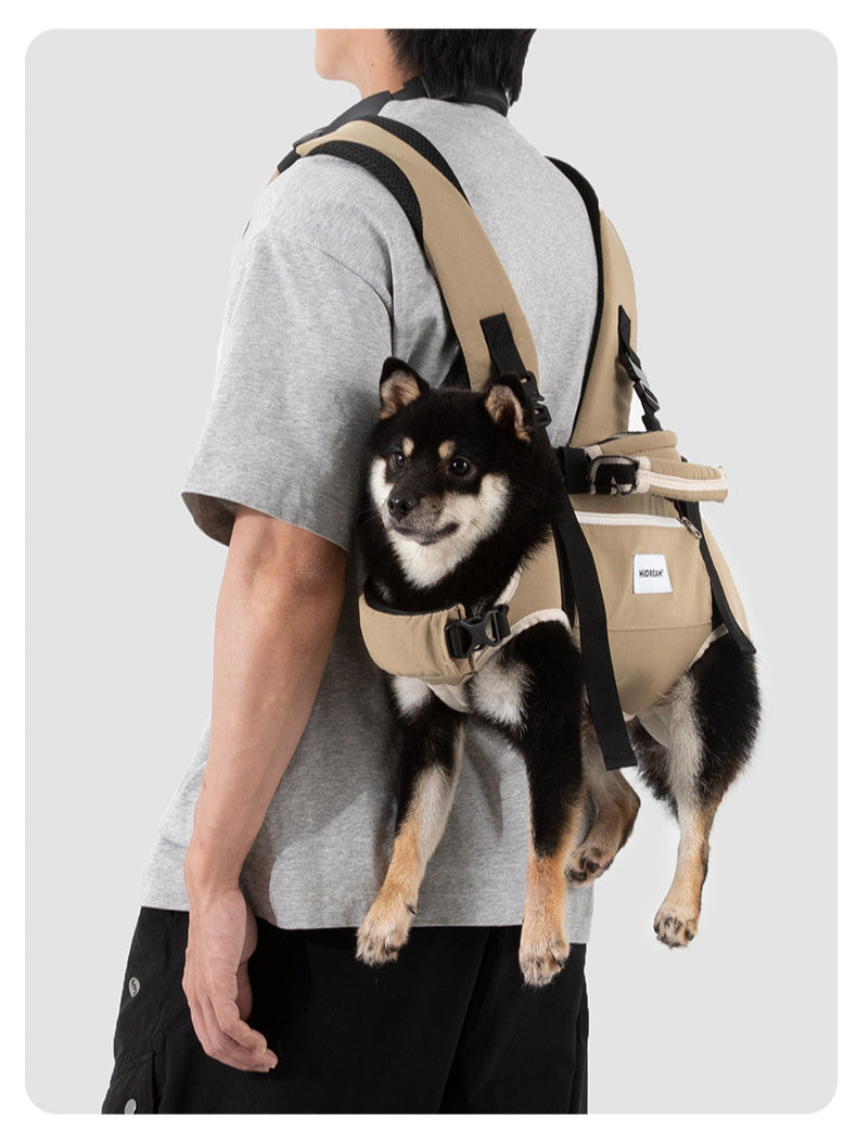 Spine-Friendly Horizontal Pet Carrier Backpack