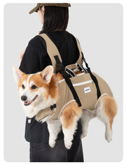 Spine-Friendly Horizontal Pet Carrier Backpack